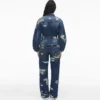 Giacca in denim con pieghe Rip And Repair Giacca in denim con pieghe Rip And Repair