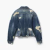 Giacca in denim con pieghe Rip And Repair Giacca in denim con pieghe Rip And Repair