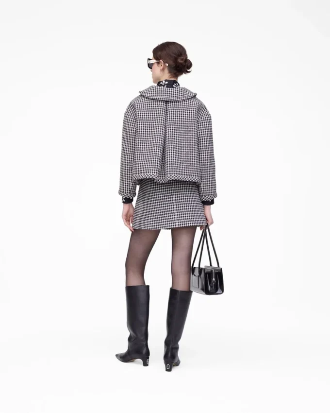 Giacca in tweed a quadretti