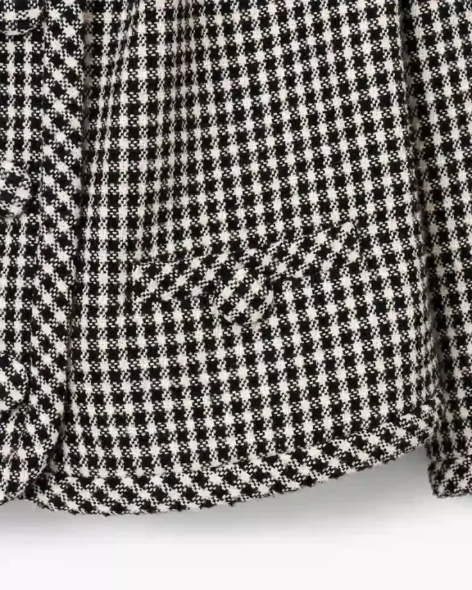 Giacca in tweed a quadretti