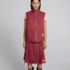 Gilet imbottito tartan