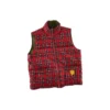 Gilet imbottito tartan