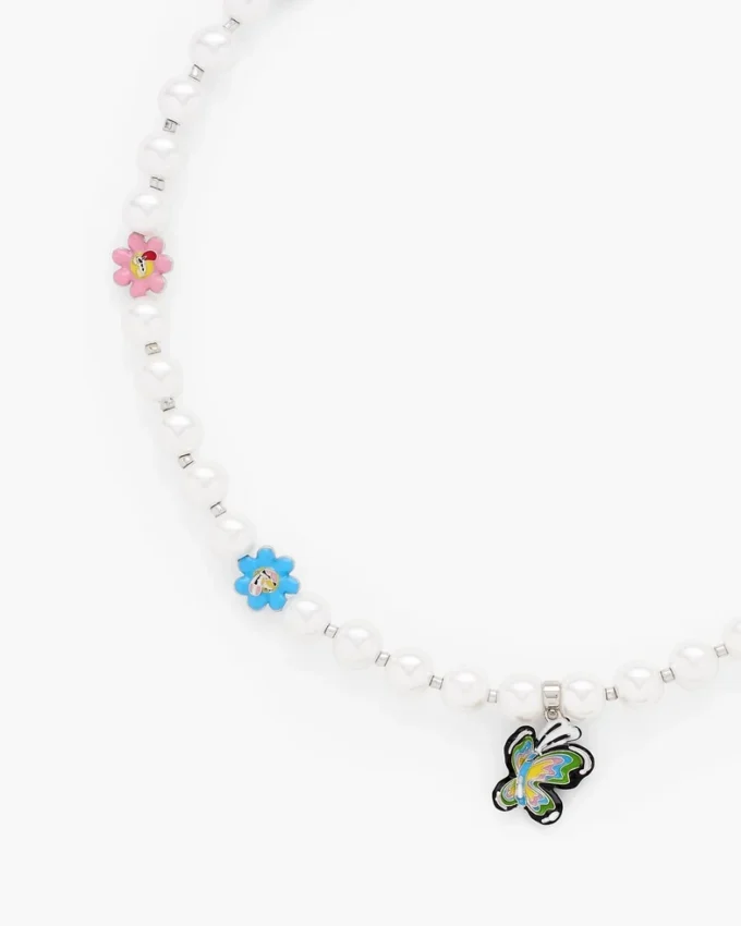 Hattie Stewart X Marc Jacobs Collana Garden Pearl Station Hattie Stewart X Marc Jacobs Collana Garden Pearl Station