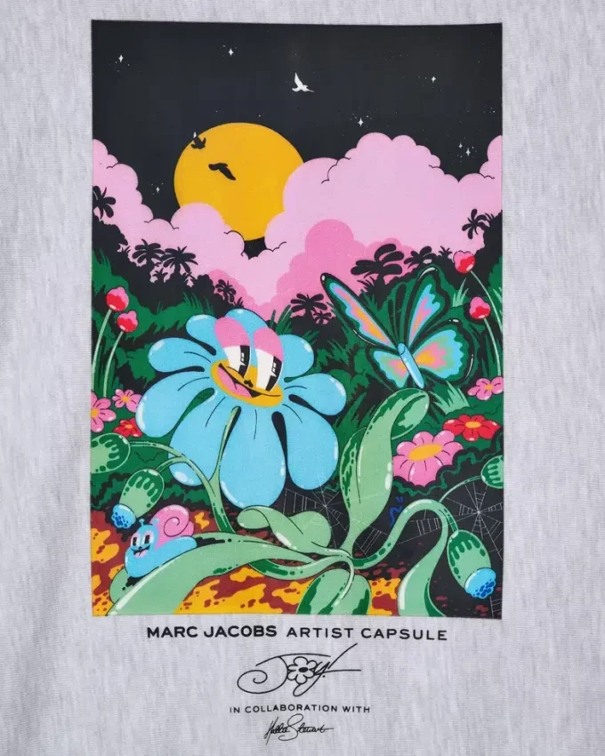 Hattie Stewart X Marc Jacobs Felpa con cappuccio Garden