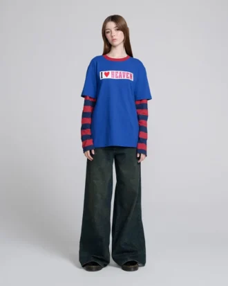 I <3 Heaven Maglia a maniche lunghe a strati