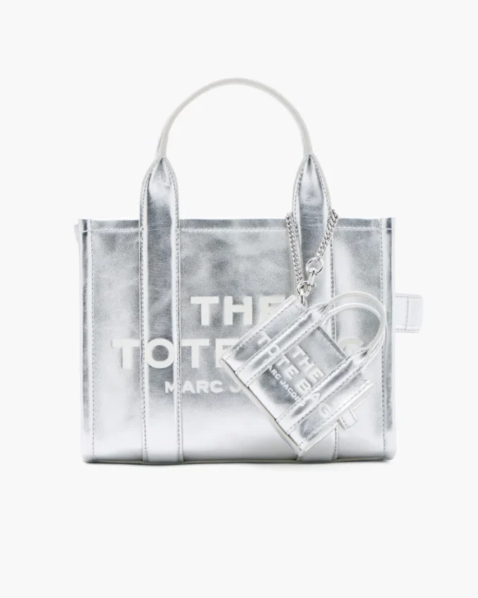Il charm in pelle metallizzata Nano Tote Il charm in pelle metallizzata Nano Tote