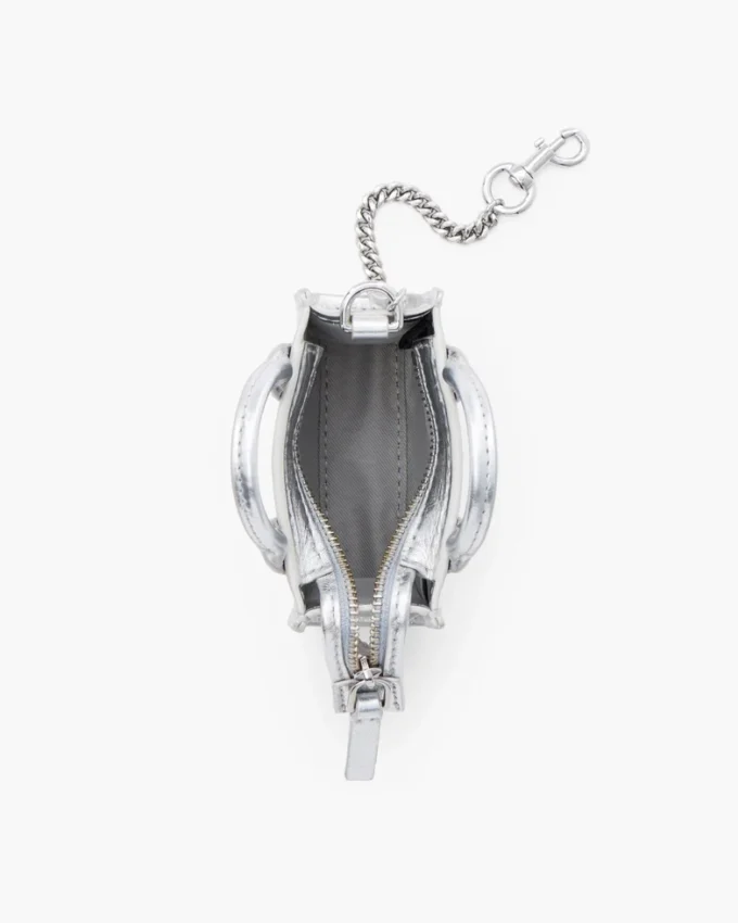Il charm in pelle metallizzata Nano Tote Il charm in pelle metallizzata Nano Tote