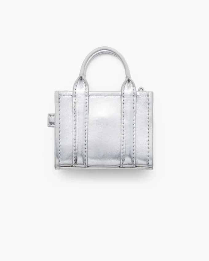 Il charm in pelle metallizzata Nano Tote Il charm in pelle metallizzata Nano Tote