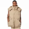 Il gilet imbottito oversize