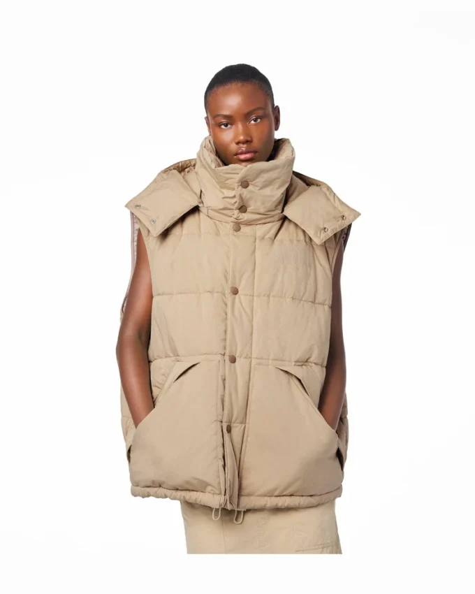 Il gilet imbottito oversize