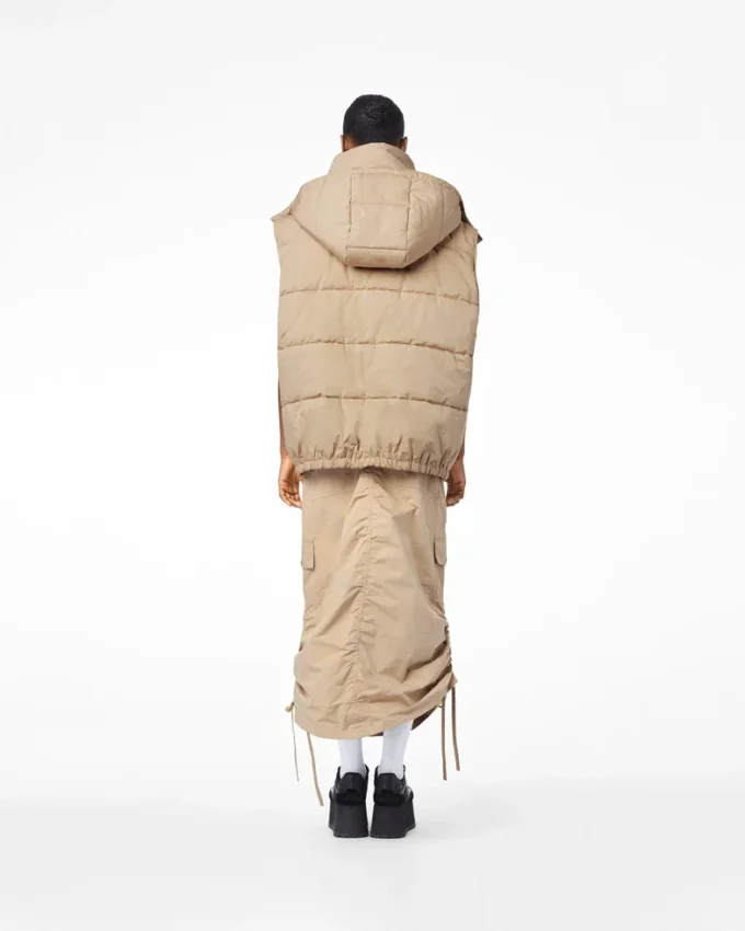 Il gilet imbottito oversize