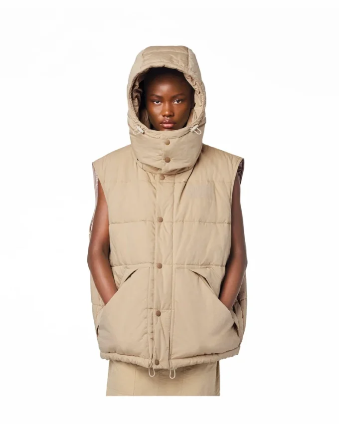 Il gilet imbottito oversize