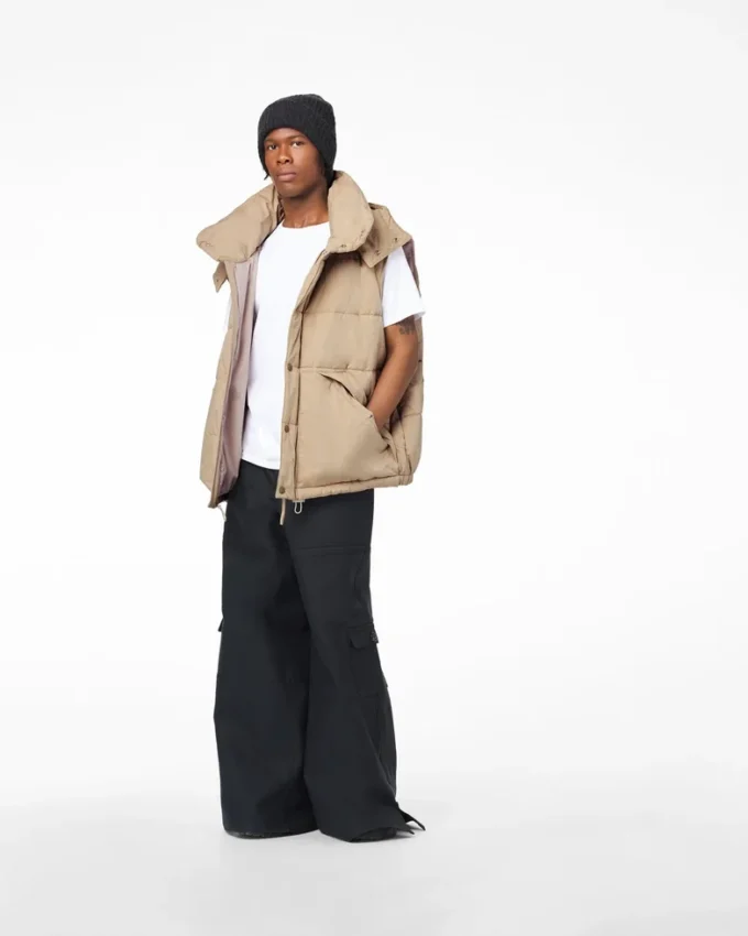 Il gilet imbottito oversize