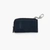 Il portafoglio multiuso in pelle con chiusura superiore a zip Il portafoglio multiuso in pelle con chiusura superiore a zip