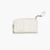 Il portafoglio multiuso in pelle con chiusura superiore a zip Il portafoglio multiuso in pelle con chiusura superiore a zip