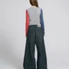 Jeans baggy con stencil