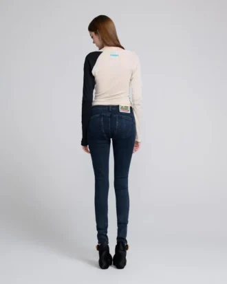 Jeans skinny a vita alta
