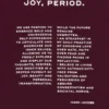 Joy. Maglietta slim