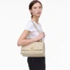 La borsa a tracolla convertibile doppia trapuntata La borsa a tracolla convertibile doppia trapuntata