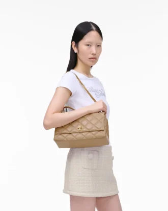 La borsa a tracolla convertibile doppia trapuntata La borsa a tracolla convertibile doppia trapuntata