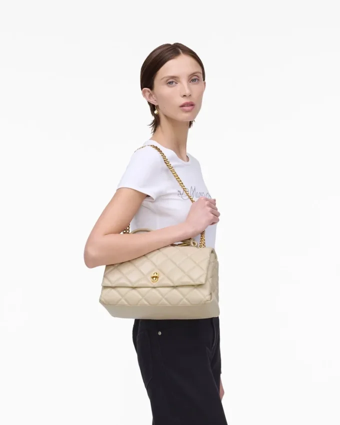 La borsa a tracolla convertibile doppia trapuntata La borsa a tracolla convertibile doppia trapuntata