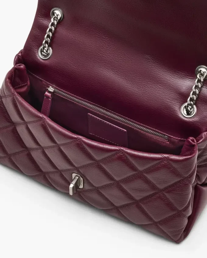 La borsa a tracolla convertibile doppia trapuntata La borsa a tracolla convertibile doppia trapuntata