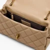 La borsa a tracolla convertibile doppia trapuntata La borsa a tracolla convertibile doppia trapuntata
