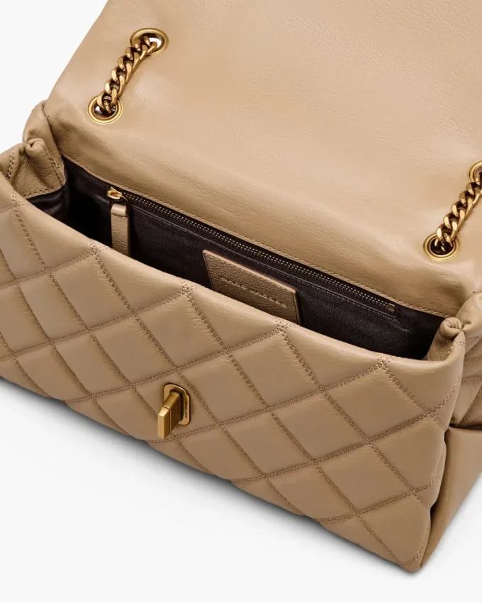 La borsa a tracolla convertibile doppia trapuntata La borsa a tracolla convertibile doppia trapuntata