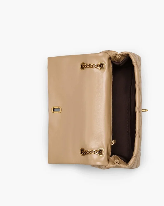 La borsa a tracolla convertibile doppia trapuntata La borsa a tracolla convertibile doppia trapuntata