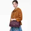 La borsa a tracolla convertibile doppia trapuntata La borsa a tracolla convertibile doppia trapuntata