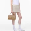 La borsa a tracolla convertibile doppia trapuntata La borsa a tracolla convertibile doppia trapuntata
