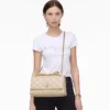 La borsa a tracolla convertibile doppia trapuntata La borsa a tracolla convertibile doppia trapuntata