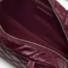 La borsa doppia in pelle trapuntata La borsa doppia in pelle trapuntata