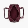 La borsa doppia in pelle trapuntata La borsa doppia in pelle trapuntata