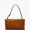 La borsa grande in pelle scamosciata Dual