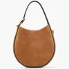 La borsa hobo grande in pelle scamosciata