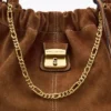 La borsa tote Cristina in pelle scamosciata La borsa tote Cristina in pelle scamosciata