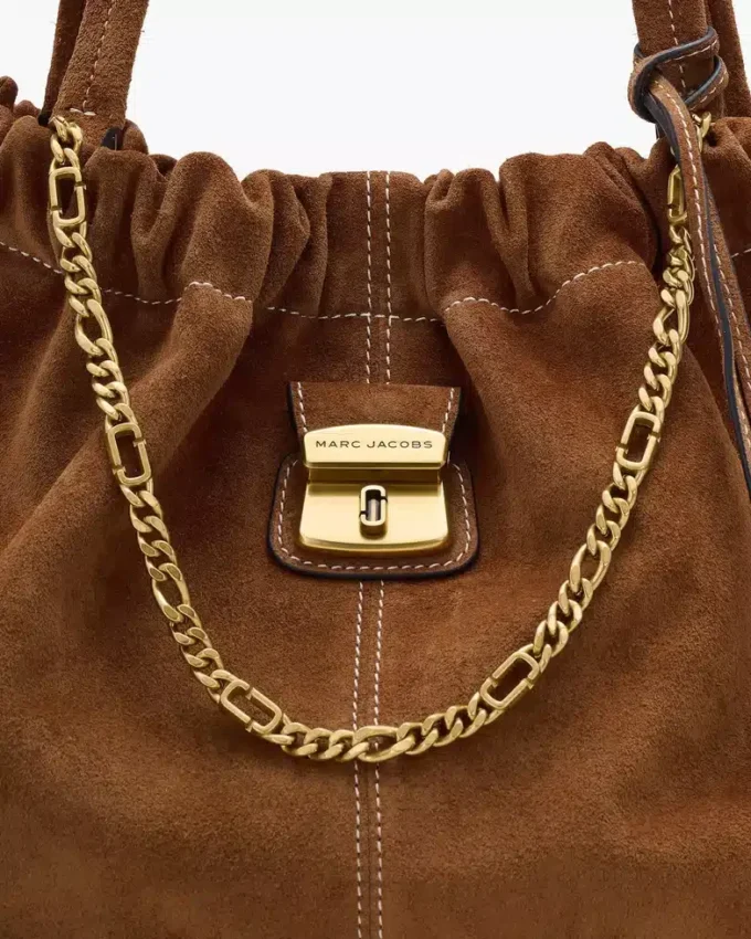 La borsa tote Cristina in pelle scamosciata La borsa tote Cristina in pelle scamosciata