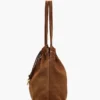 La borsa tote Cristina in pelle scamosciata La borsa tote Cristina in pelle scamosciata