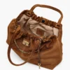 La borsa tote Cristina in pelle scamosciata La borsa tote Cristina in pelle scamosciata