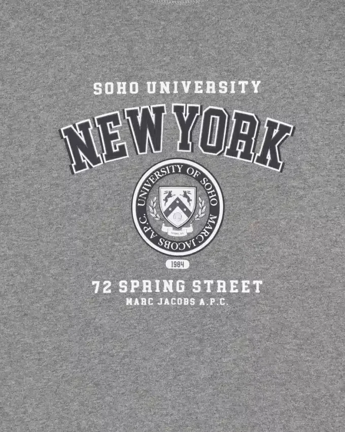 La maglia girocollo Shrunken Ny di A.P.C. X Marc Jacobs