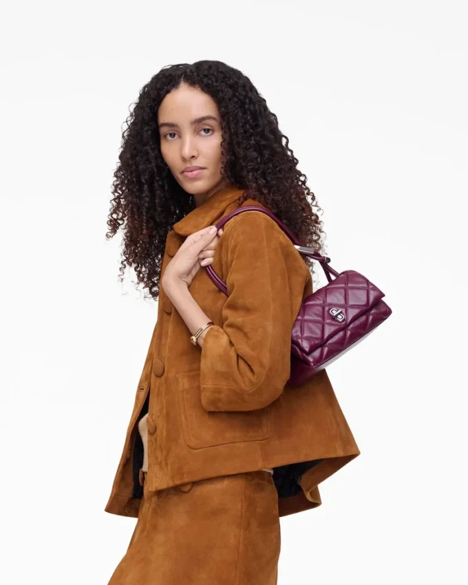 La mini borsa a doppia tracolla trapuntata