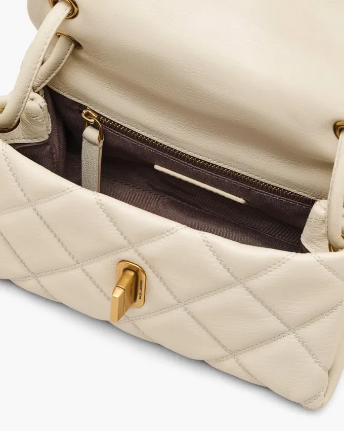 La mini borsa a doppia tracolla trapuntata La mini borsa a doppia tracolla trapuntata