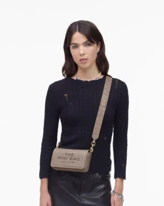La mini borsa in pelle La mini borsa in pelle