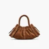 La piccola borsa Cristina in pelle scamosciata La piccola borsa Cristina in pelle scamosciata