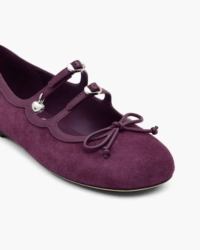 Le ballerine Kiki in pelle scamosciata Le ballerine Kiki in pelle scamosciata