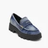 Loafer Frankie in denim slavato Loafer Frankie in denim slavato