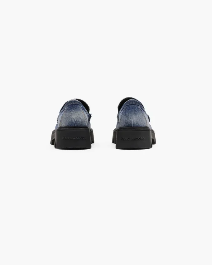 Loafer Frankie in denim slavato Loafer Frankie in denim slavato