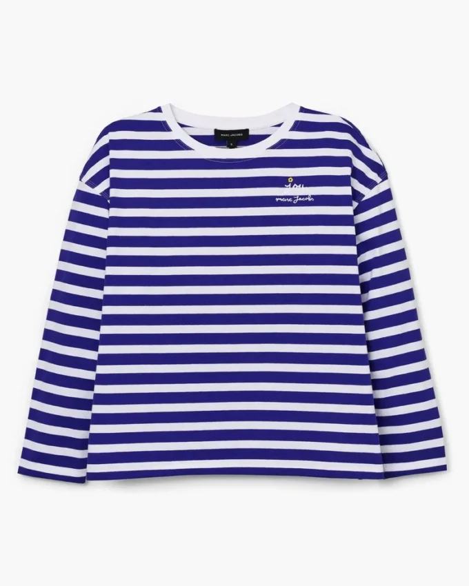 Maglia a maniche lunghe a righe Daisy