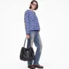 Maglia a maniche lunghe a righe Daisy